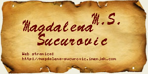 Magdalena Šućurović vizit kartica